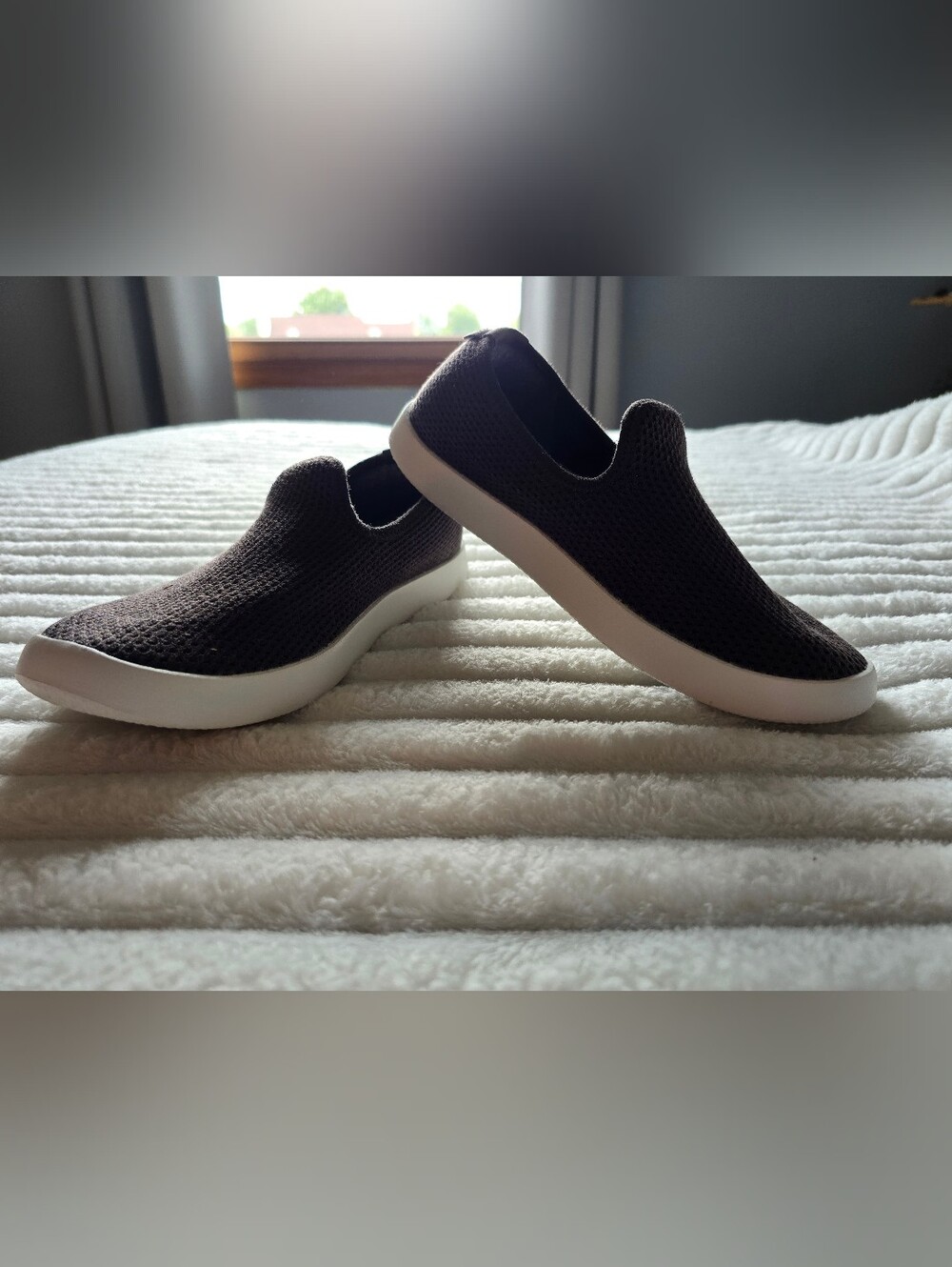 Women's AllBirds Slip-On Knit Casual Shoes In Chocolate Brown Size 6.5